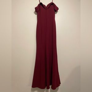 Burgundy homecoming/prom dress